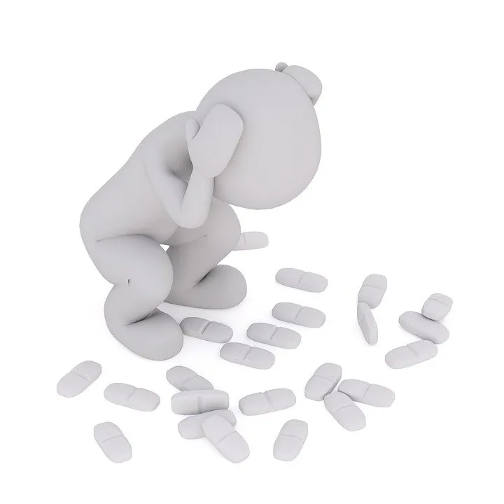 illustration d'un mal-être, d'un stress ou d'une angoisse